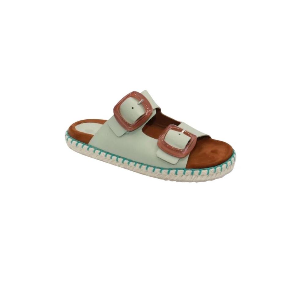 ERIC MICHAEL EVELYN WOMEN'S SANDAL in Mint - Picture 2 of 4